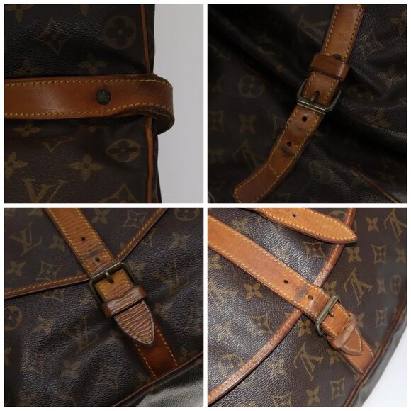 LOUIS VUITTON Monogram Saumur 35 Shoulder Bag M42254 LV Auth 108141 - Picture 15 of 16